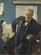 Valentin Serov Portrait d'Emanuel Nobel par Valentin Alexandrovich Serov USA oil painting artist